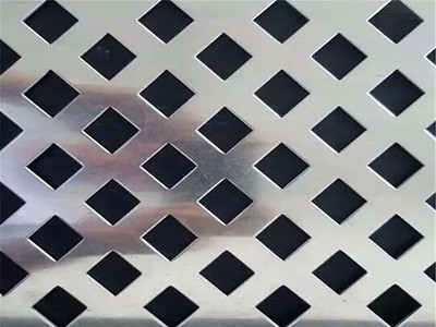 菱形孔冲孔网图片6